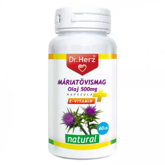 Dr. Herz Máriatövismag olaj kapszula (60 db)