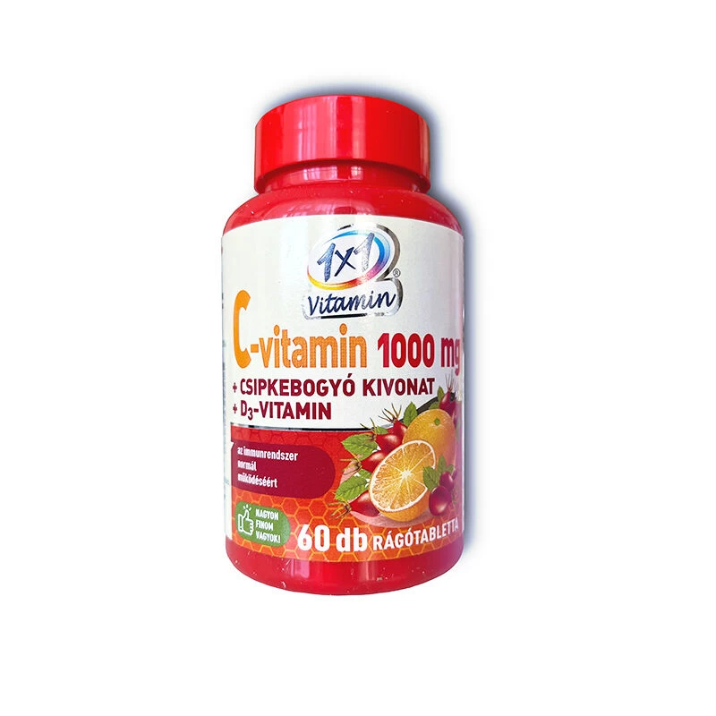 1x1 Vitaday C-vitamin 1000mg + D3 + csipkebogyó