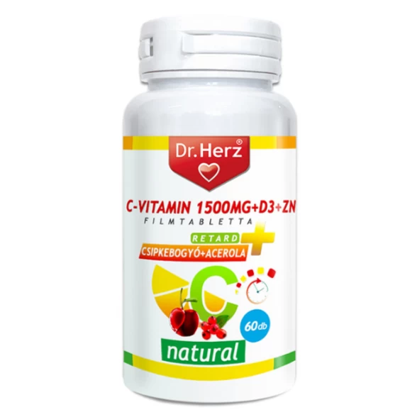 Dr. Herz C-vitamin filmtabletta - 1500 mg (60 db)
