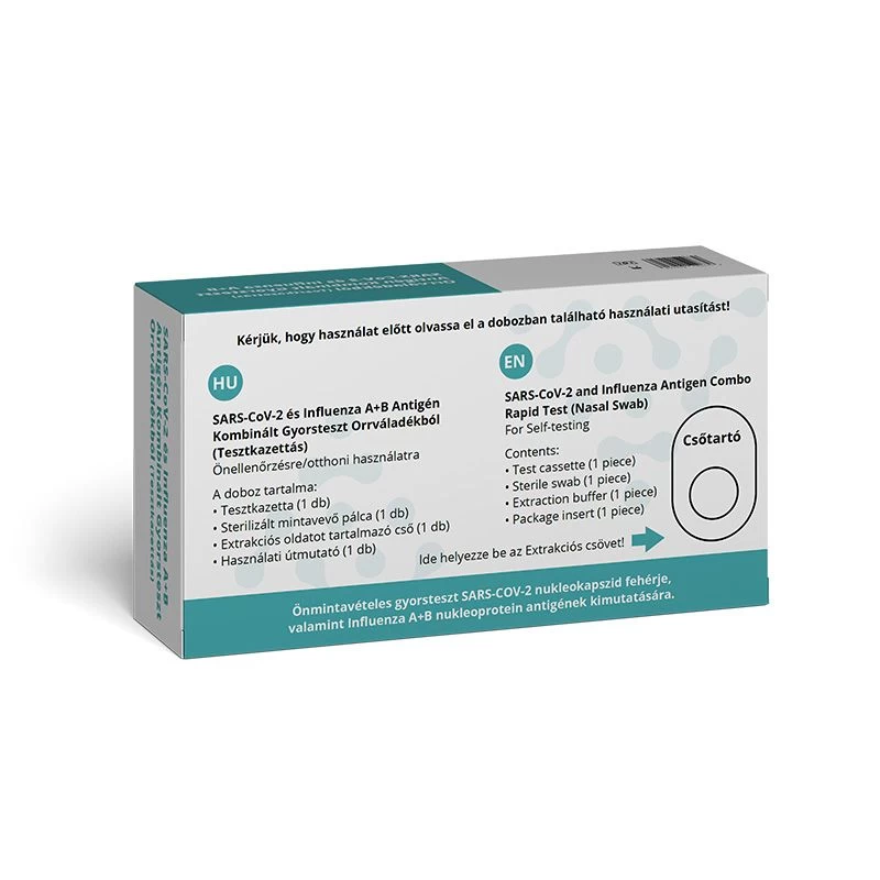 COVID-19 Influenza A+B Antigén KombináltGyorsteszt